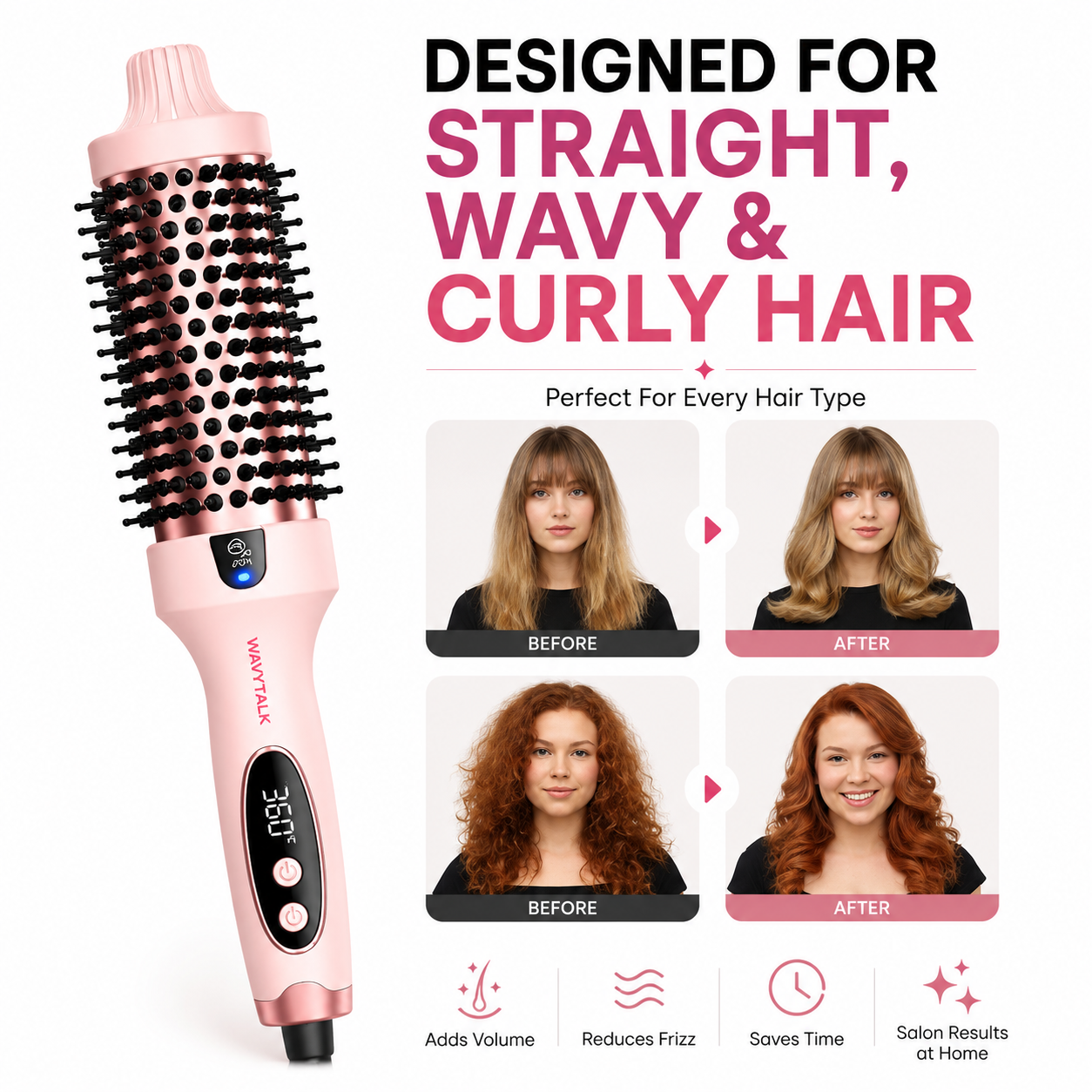 Lophea Blowout Boost™️ Ionic Thermal Brush